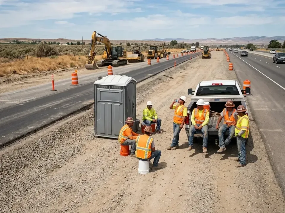 highway-road-construction-crew-007 — frequently asked questions, Porta Potty and Restroom Rentals in Pocola, OK